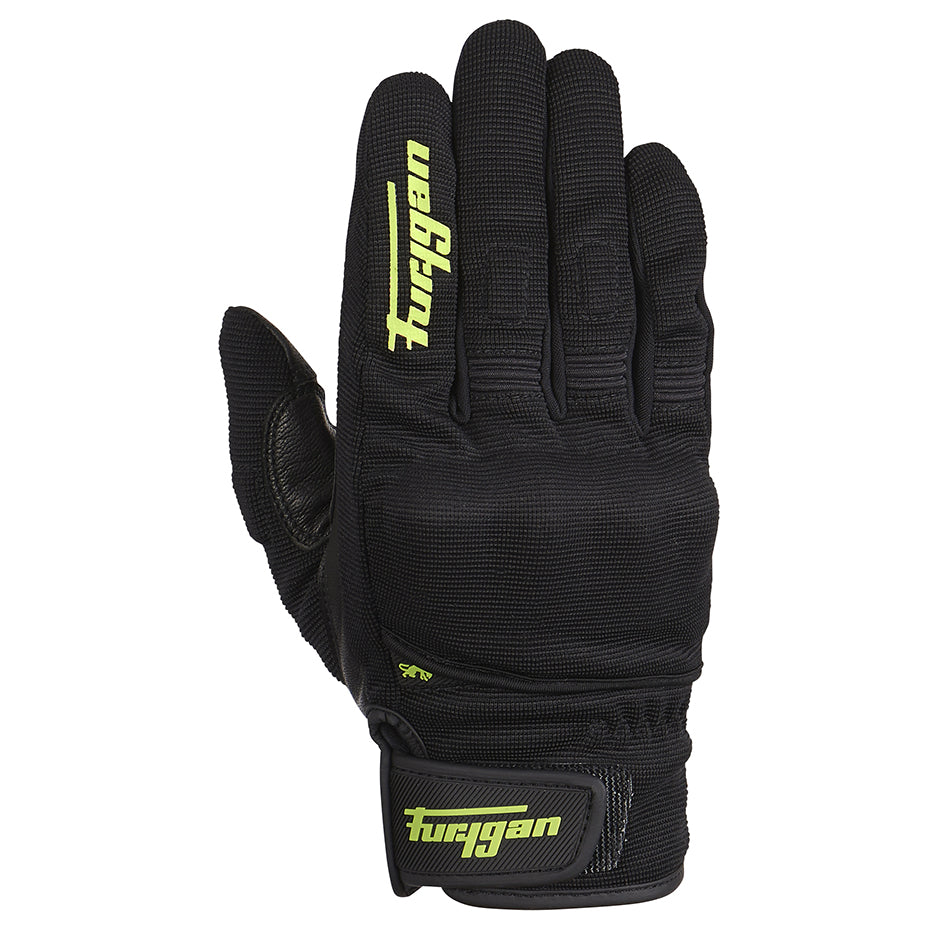 Furygan Jet D3O Gloves Black/Fluo Green