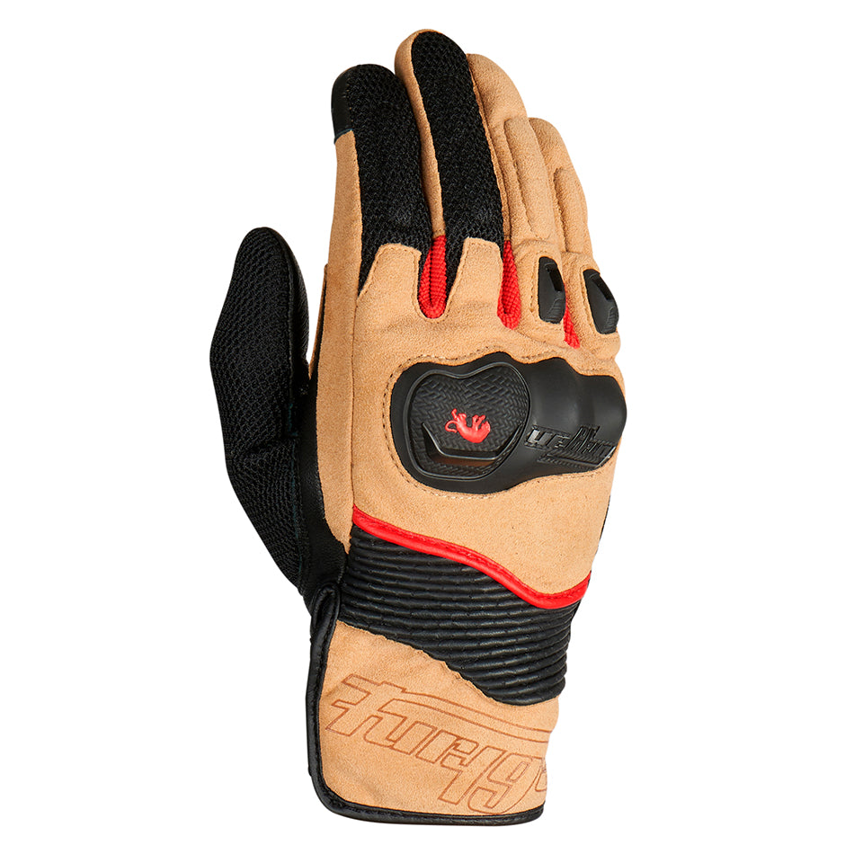 Furygan Dust Gloves Sand/Black/Red