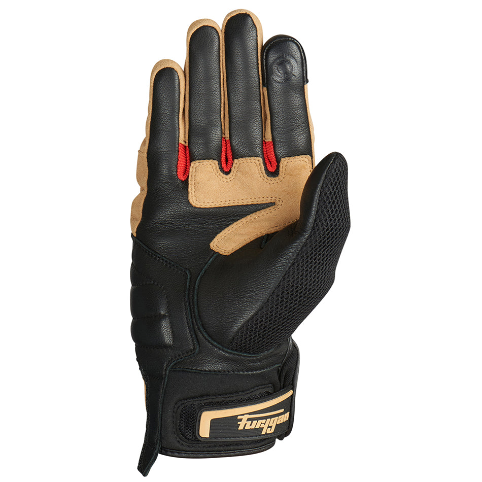 Furygan Dust Gloves Sand/Black/Red