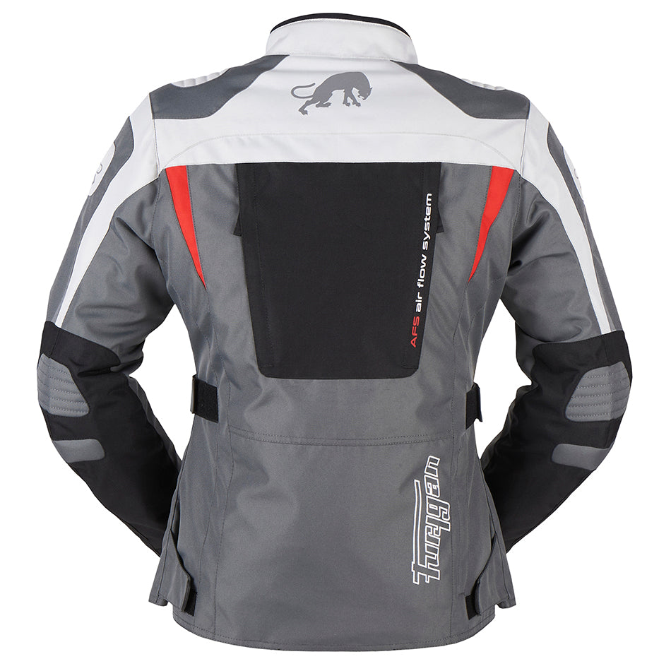Furygan Apalaches Lady Jacket Black/Grey/Red