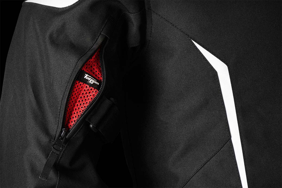 Furygan Yori Textile Jacket Black/White