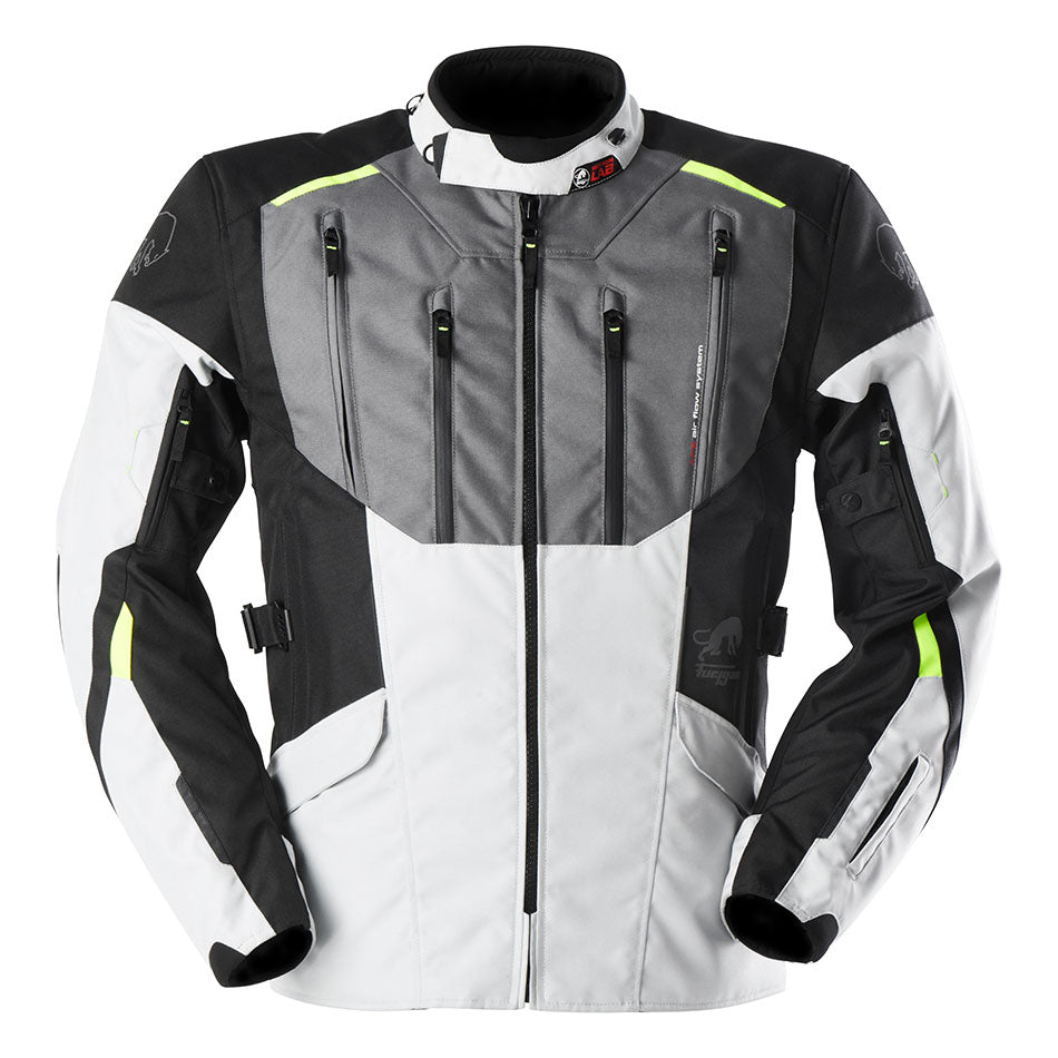 Furygan Brooks Black/Pearl/Anthracite/Fluo