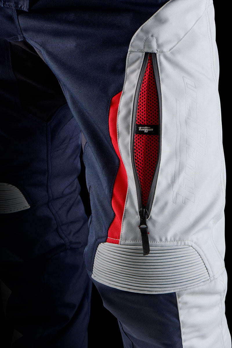 Furygan Killington Trousers Blue/Pearl/Red