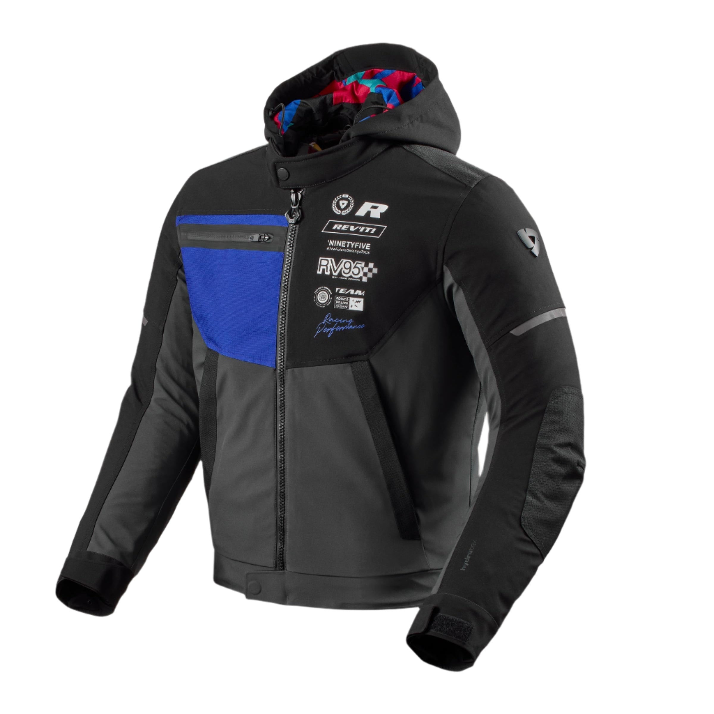 RevIt Haste H2O Jacket Black/Blue