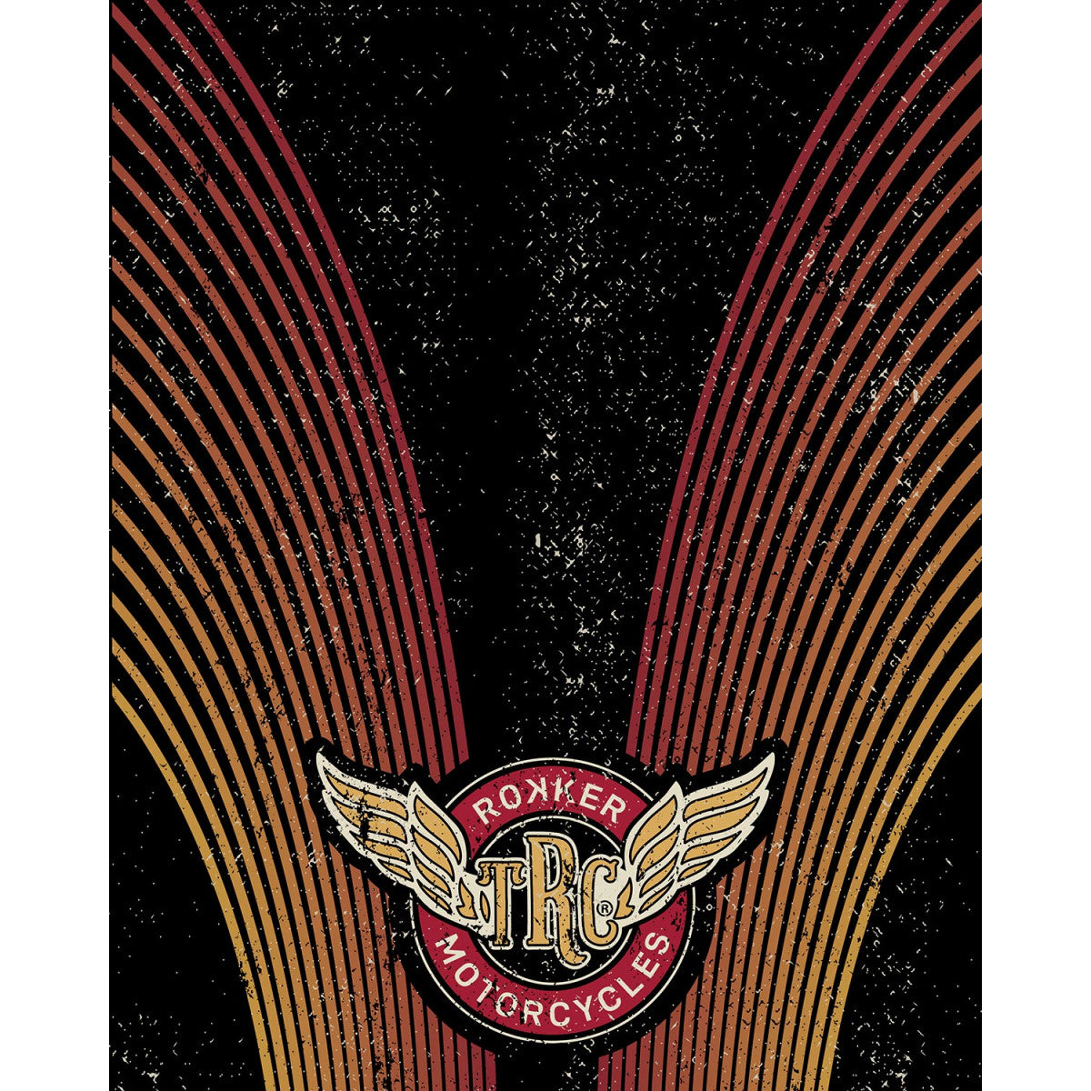 Rokker Neckwarmer Wings Black