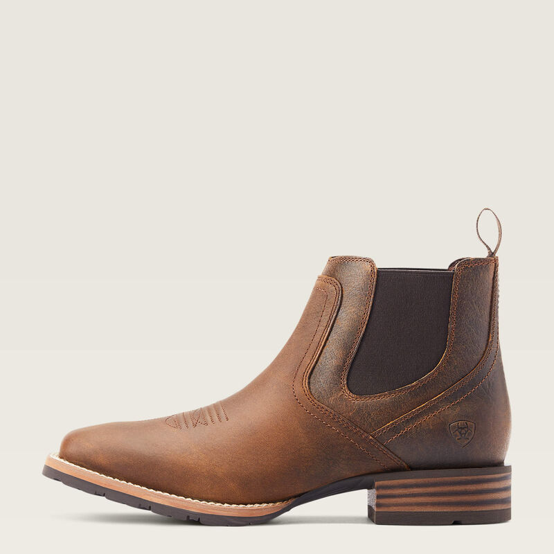 Ariat Mens Hybrid Low Boy Wide Square Toe Chelsea Boot