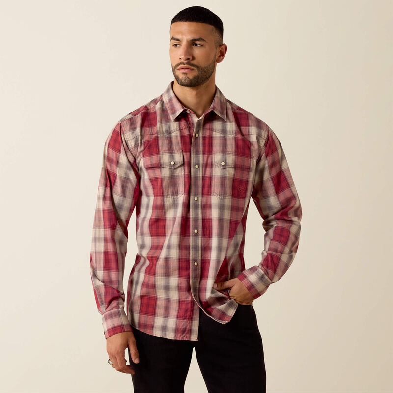 Ariat Mens Retro Hawthorne Fitted Snap Shirt