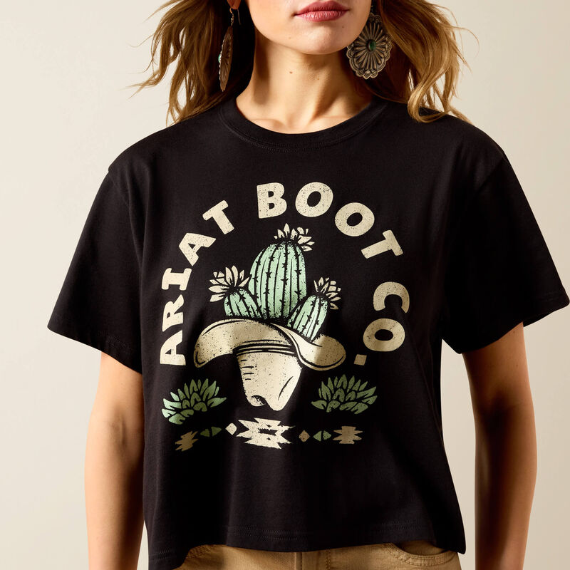 Ariat Womens Ariat Cacti Cowboy Hat T-Shirt