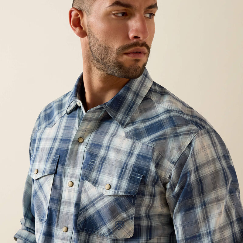 Ariat Mens Retro Heathcliff Fitted Snap Shirt
