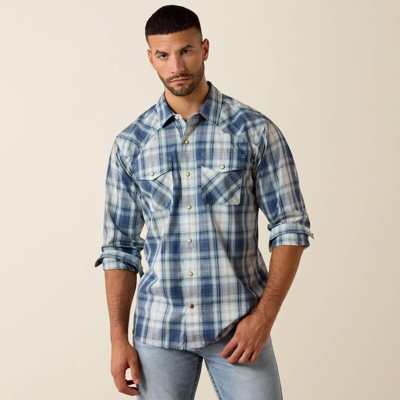 Ariat Mens Retro Heathcliff Fitted Snap Shirt