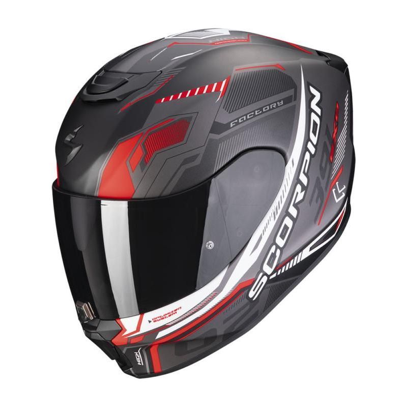 Scorpion EXO 391 Haut Black/Silver/Red