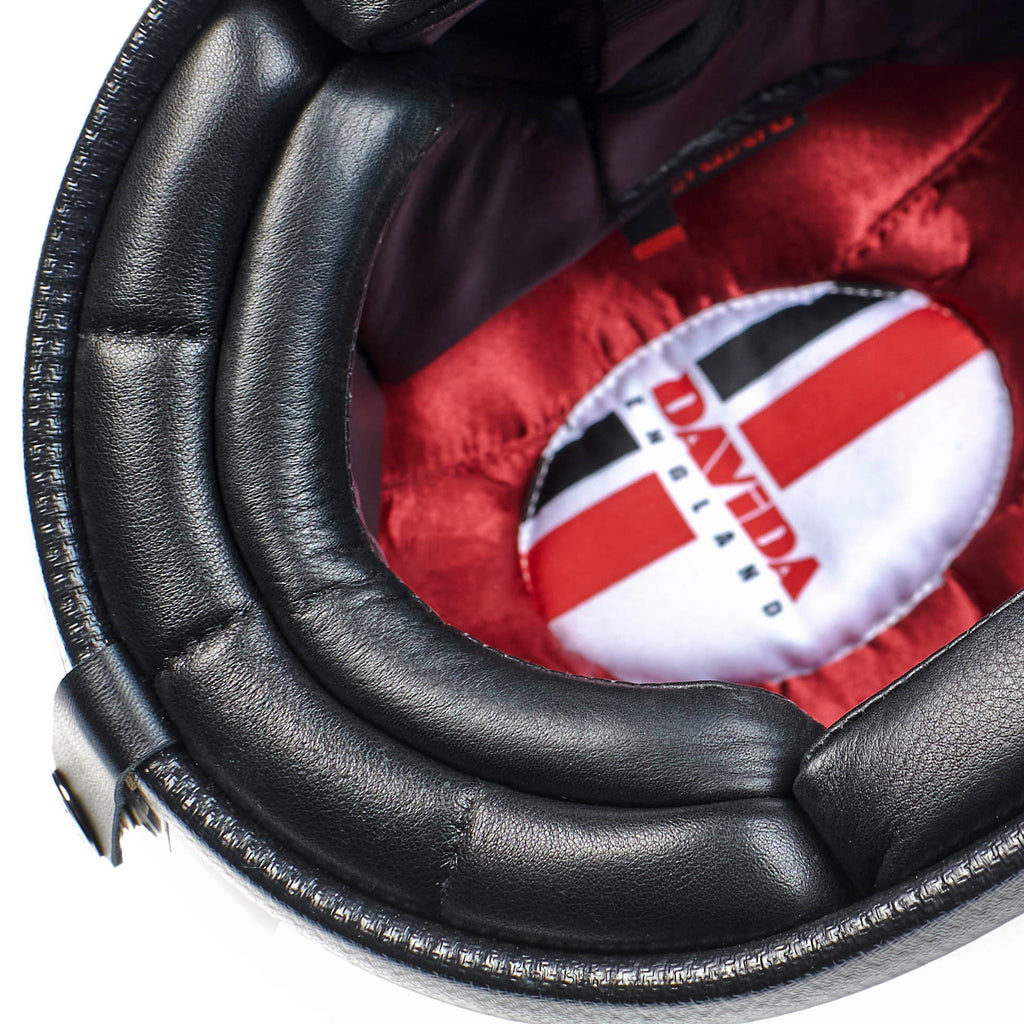 Davida Speedster v4 Leather Helmet Liner Kit Black