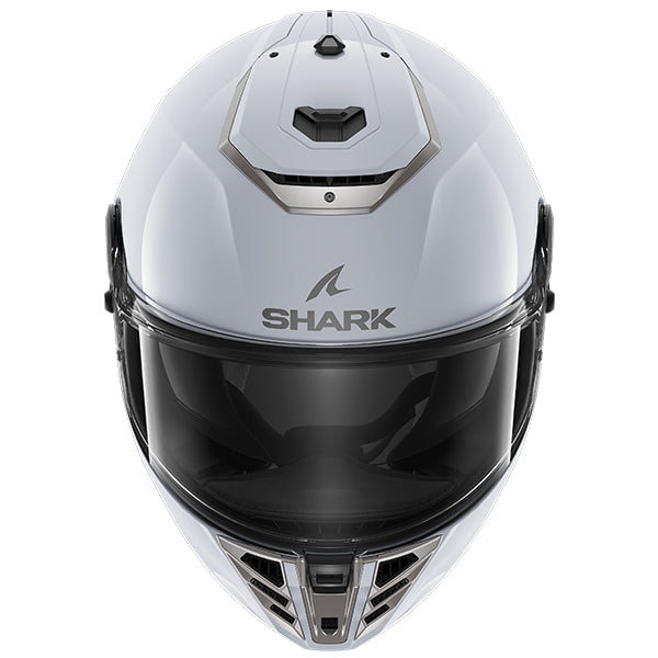 Shark Spartan RS Blank White