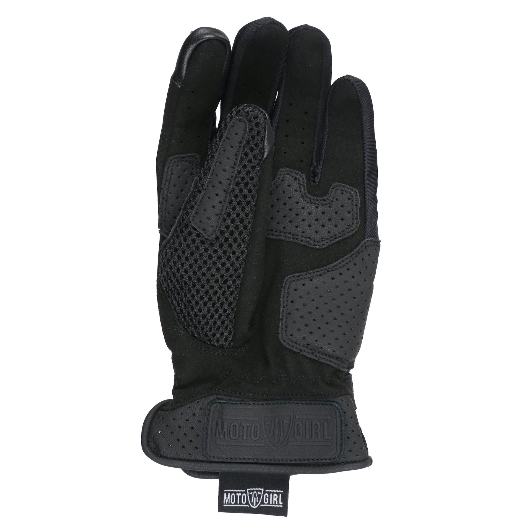 MotoGirl Summer Mesh Gloves Black