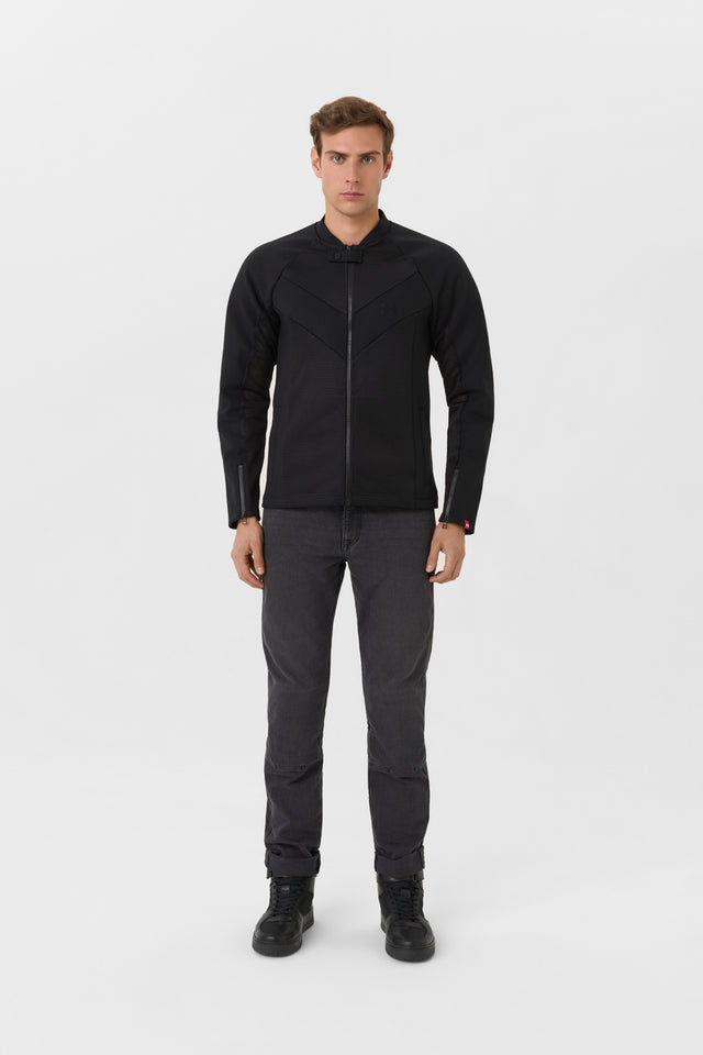 Pando Moto Stealth Men AAA Jacket Black