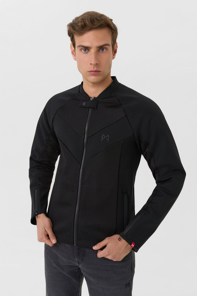 Pando Moto Stealth Men AAA Jacket Black