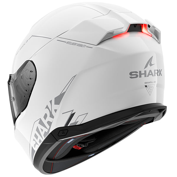 Shark Skwal i3 Blank SP Gloss White/Silver