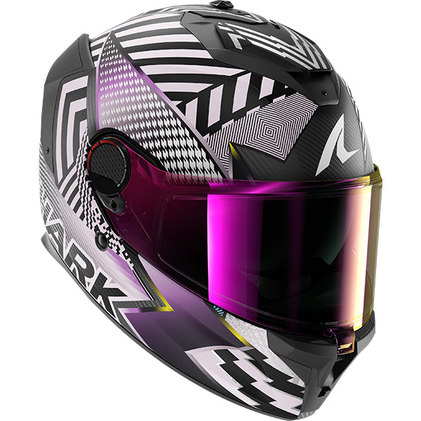 Shark Spartan GT Pro Carbon Sthyr Matt Black/Pink