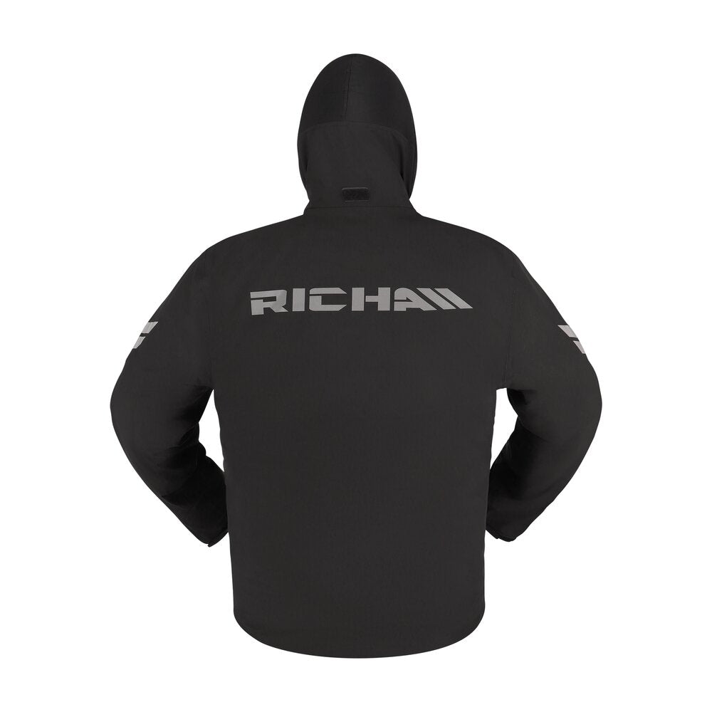 Richa Rain Stretch 2L Hoodie Black