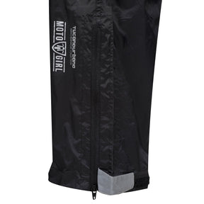 MotoGirl Waterproof Over Trousers Black