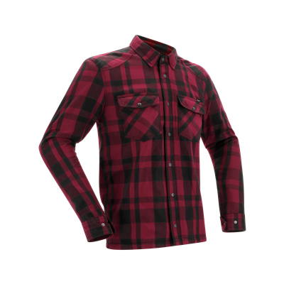 Richa Forest Shirt Black/Burgundy