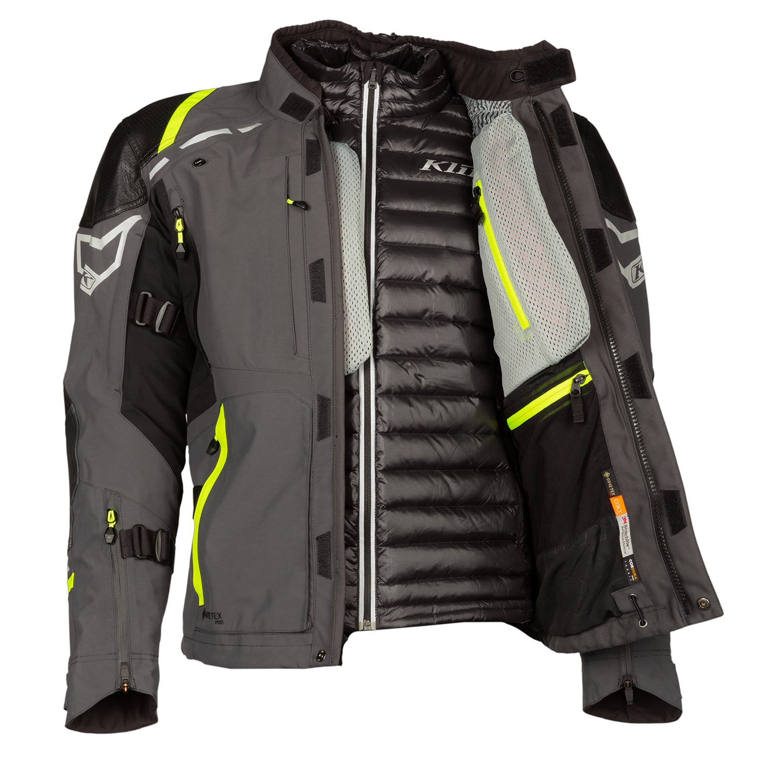 Klim Kodiak GTX Jacket Asphalt/High Visibility