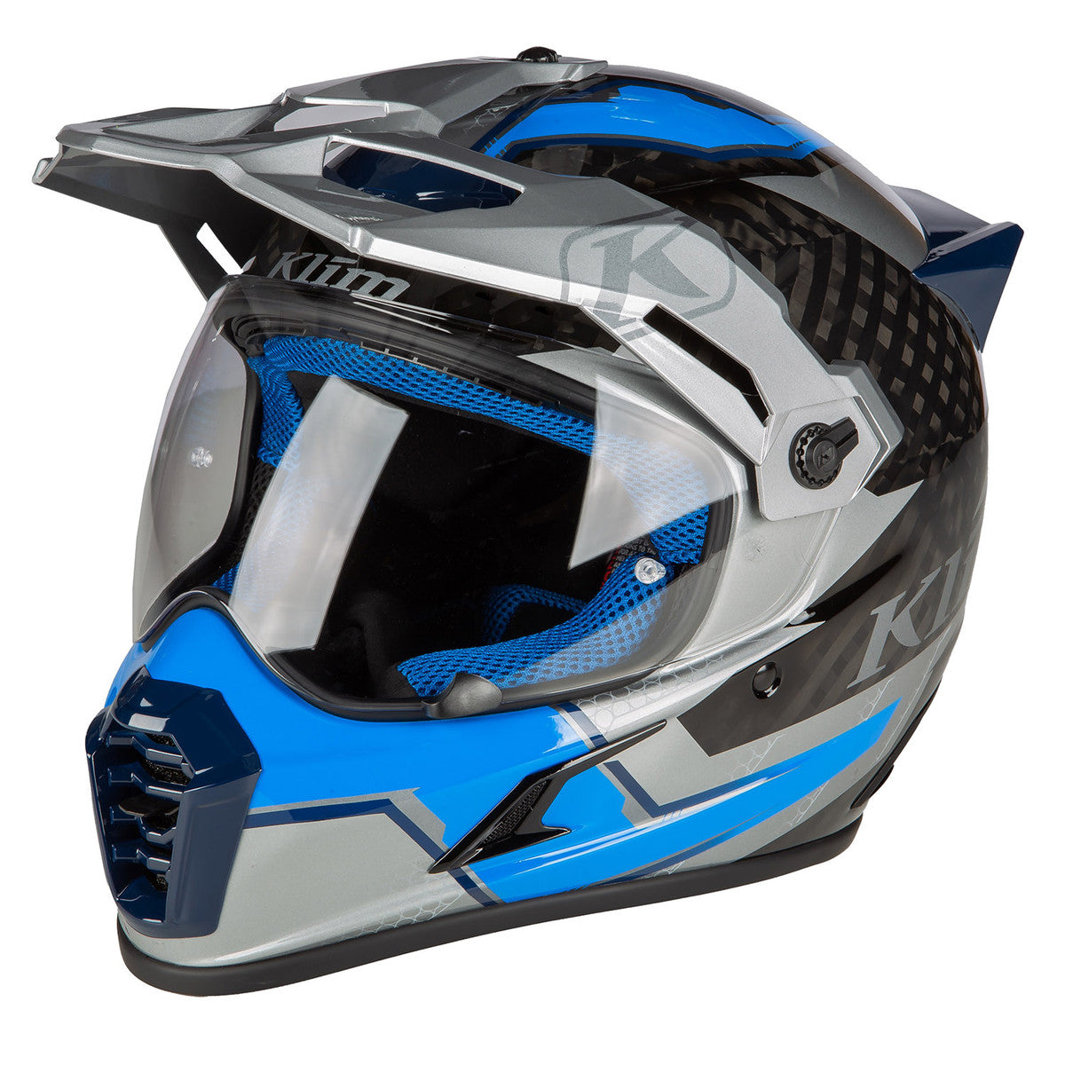 Klim Krios Pro Carbon ECE Ventura Electric Blue