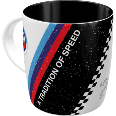 Nostalgic Art Ceramic Mug 330ml BMW Motorsport Tradition of Speed