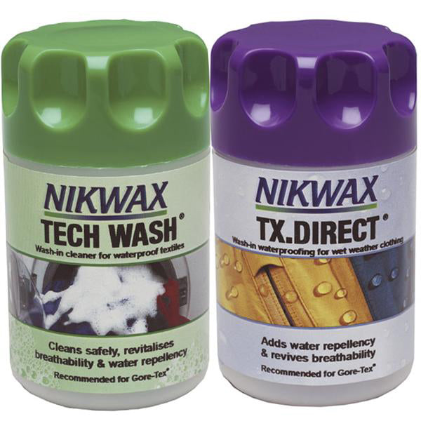 NIKWAX TX.Direct Wash-In & Tech Wash 300ml (Twin Pack)