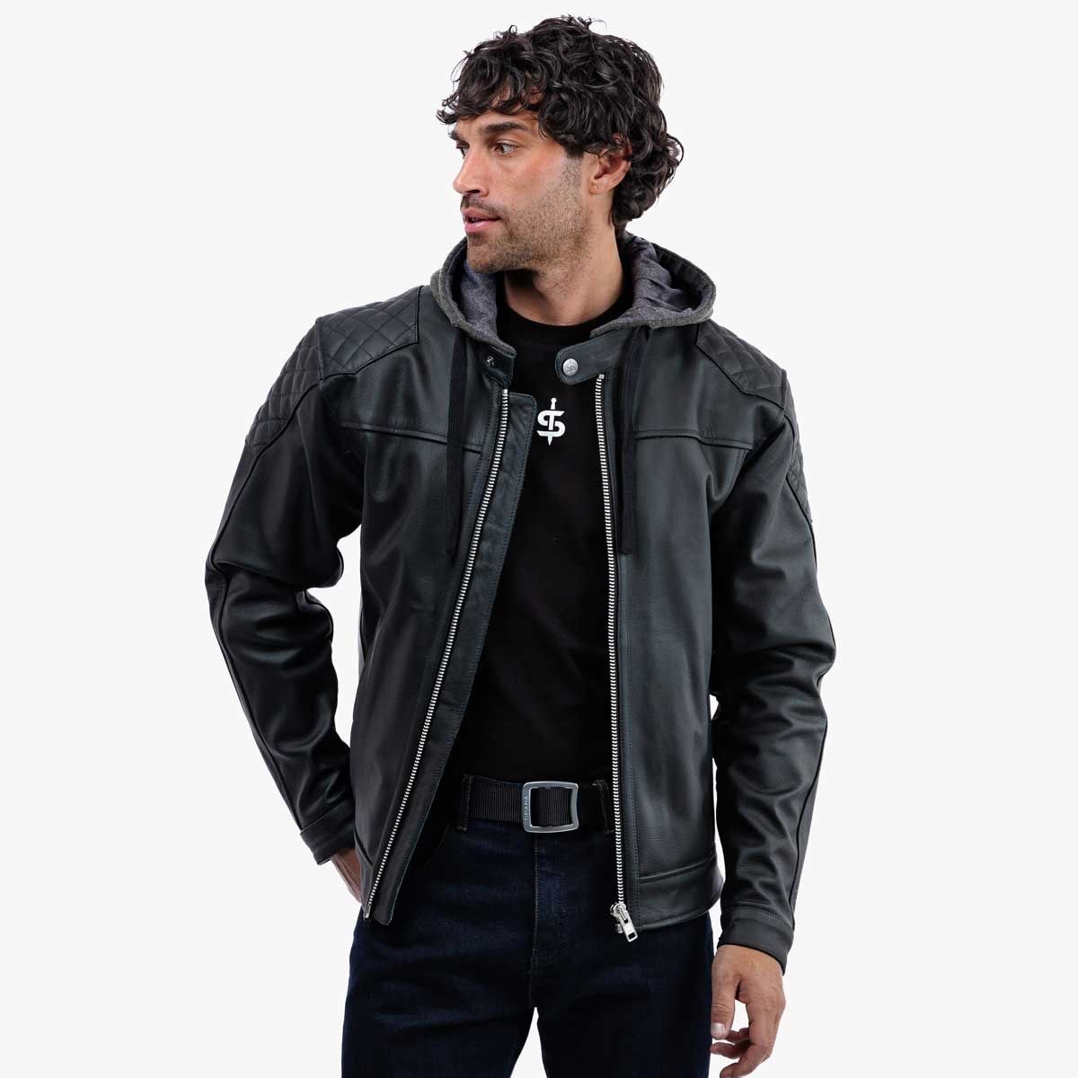 Spada Lambert Rev.2 CE Leather Jacket Black