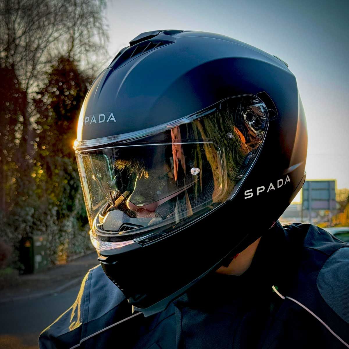 Spada SP18 Matt Black Helmet