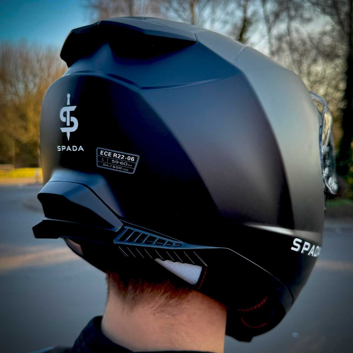 Spada SP18 Matt Black Helmet