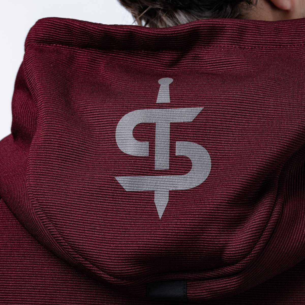 Spada Blade Zip CE Hoodie Port Red