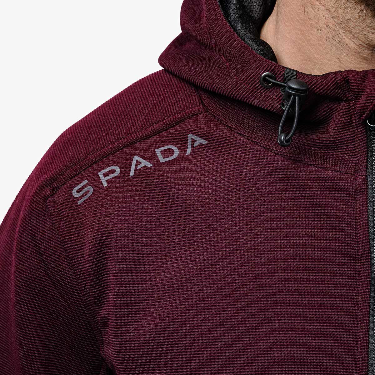Spada Blade Zip CE Hoodie Port Red