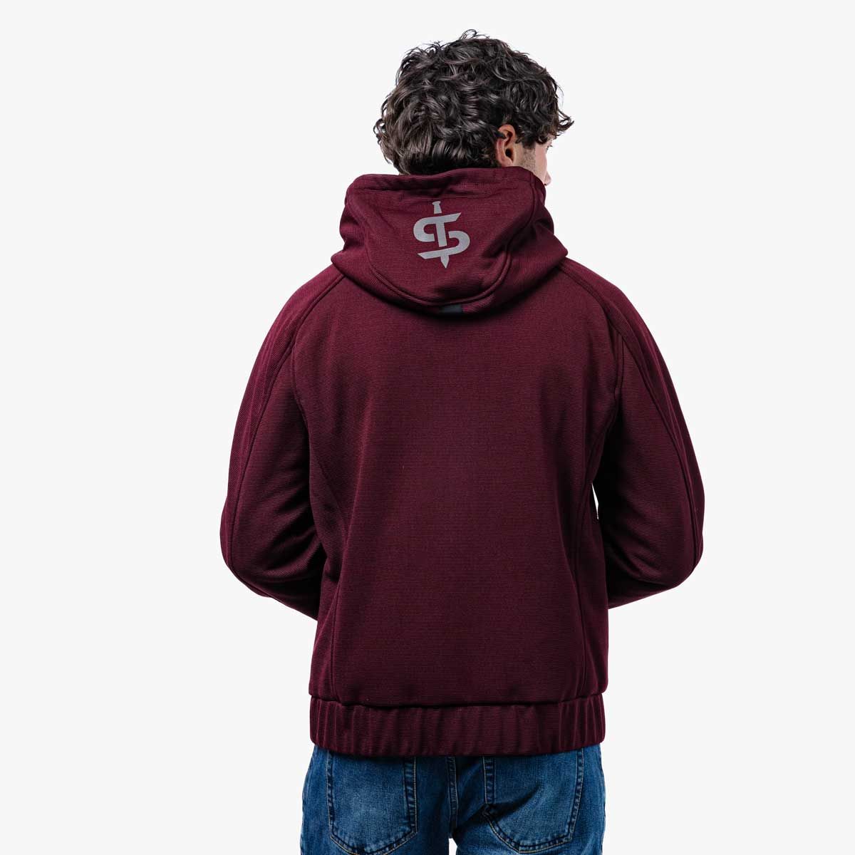 Spada Blade Zip CE Hoodie Port Red