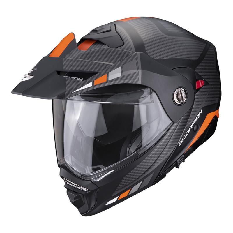 Scorpion ADX-2 Camino Matt Black/Silver/Orange