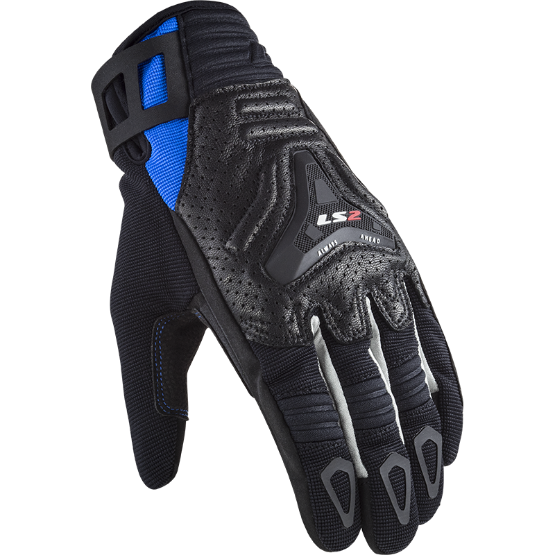 LS2 All Terrain Man Gloves Black/Blue