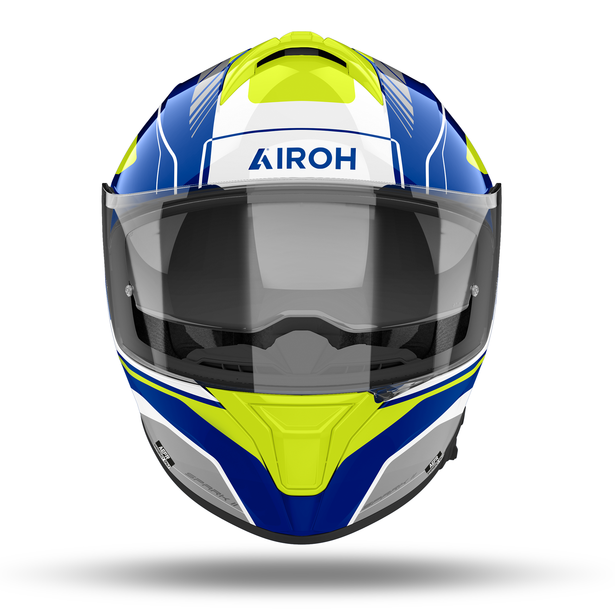 Airoh Spark 2 Chrono Blue/Yellow Gloss