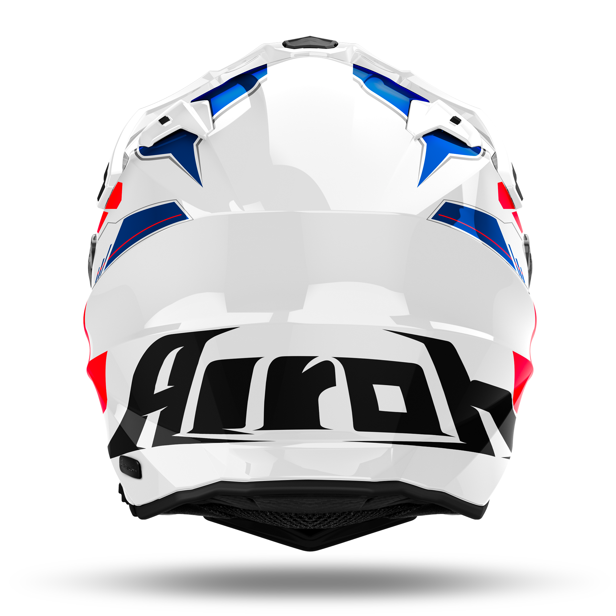 Airoh Commander 2 Reveal Blue/Red Gloss