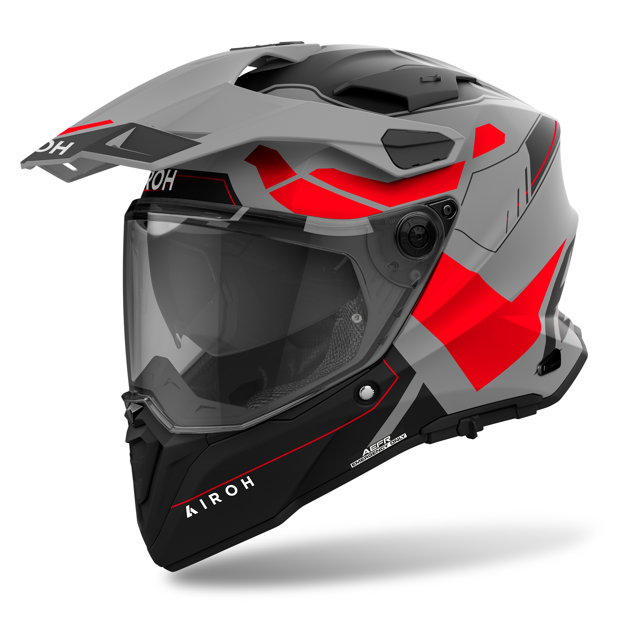 Airoh Commander 2 Reveal Red Fluo Matt