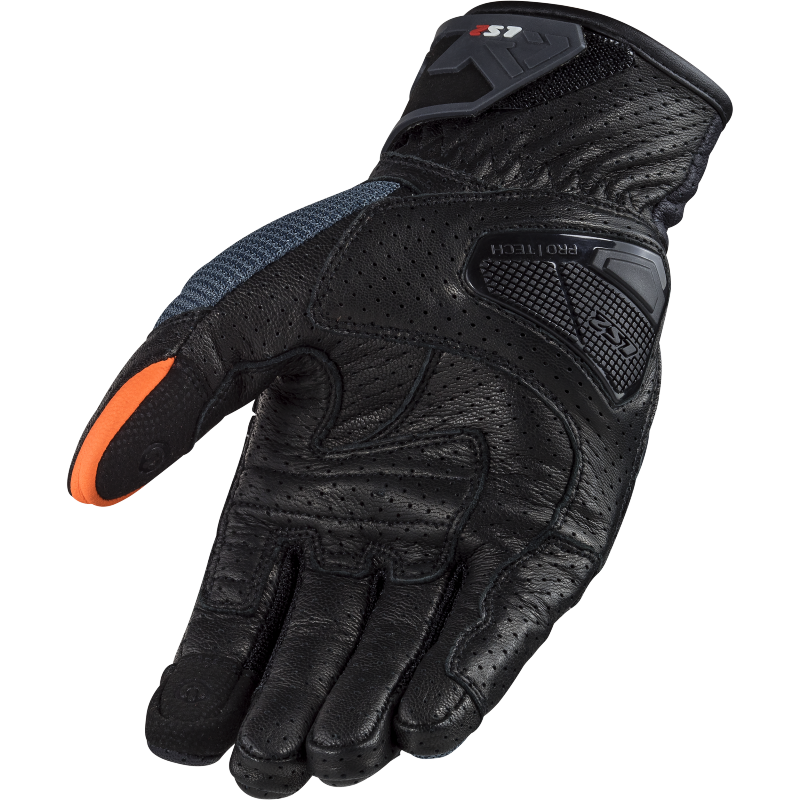 LS2 Air Raptor Man Gloves Dark Blue/High Visibility Orange