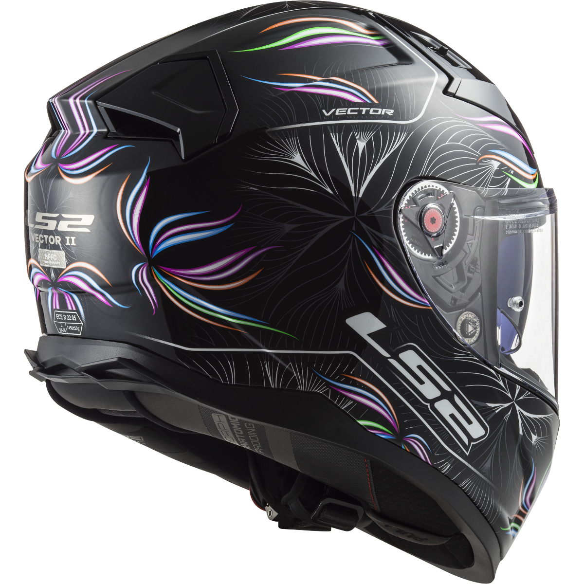 LS2 FF811 Vector II Tropical Black/White