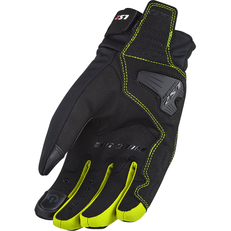 LS2 Jet 2 Lady Gloves Black/High Visibility Yellow