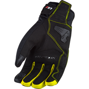 LS2 Jet 2 Man Gloves Black/High Visibility Yellow