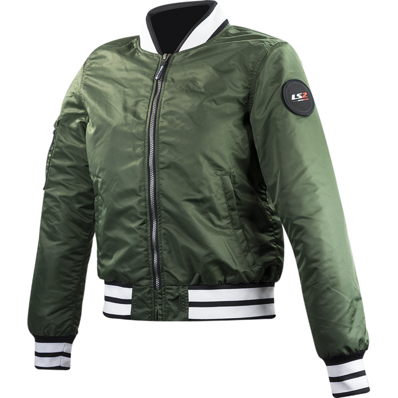 LS2 Brighton Lady Jacket Olive Green