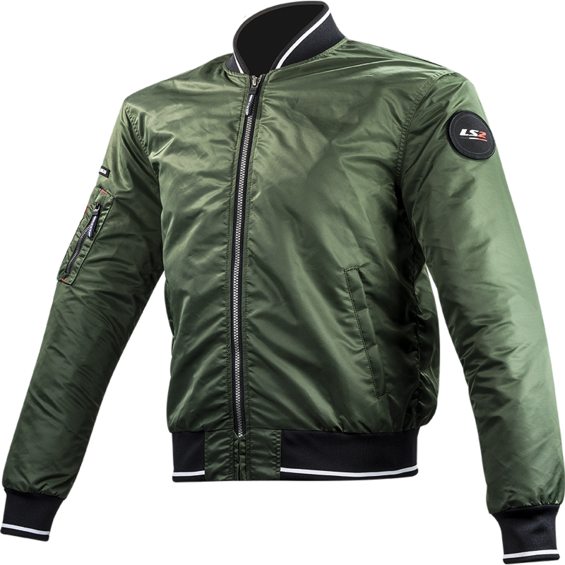 LS2 Brighton Man Jacket Olive Green