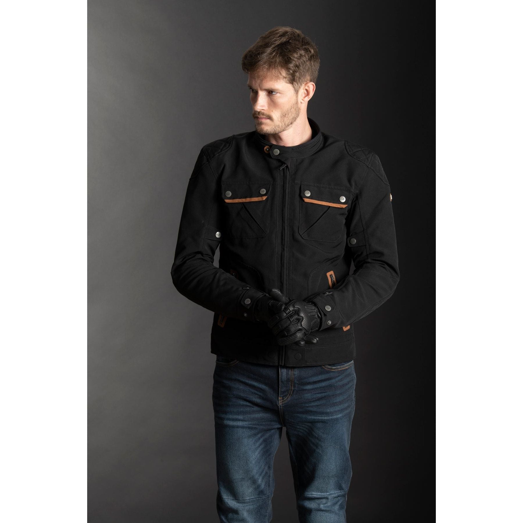 LS2 Bullet Man Jacket Black