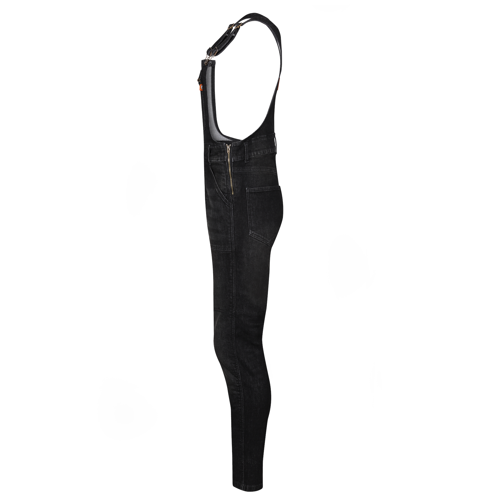 MotoGirl Daisy Dungarees Black