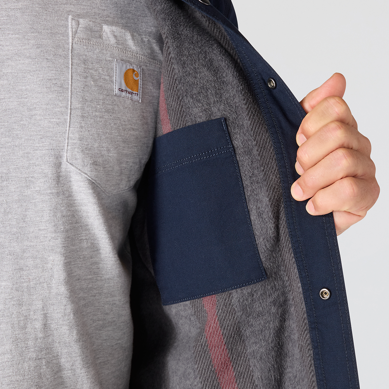 Carhartt Rigby Relaxed Fit Blanket Lined Shirt Jac