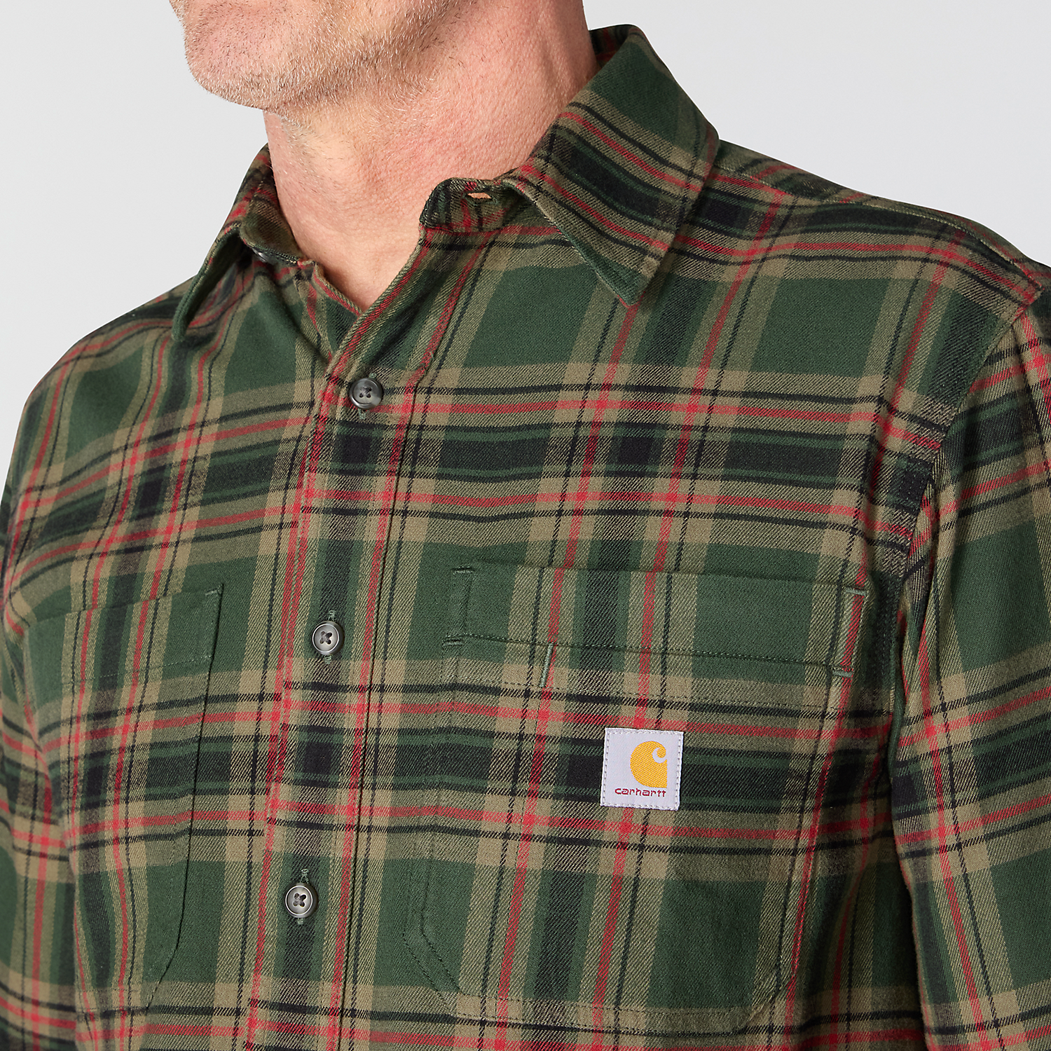 Carhartt Hamilton Relaxed Long Sleeve Plaid Shirt